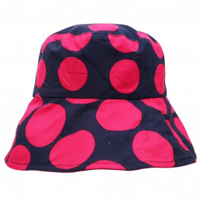 Polka Dotti Jumbo Pink (Navy)